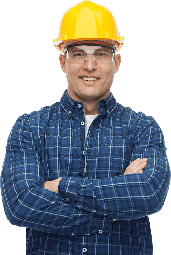 Air Factory HVAC technician in a hard hat