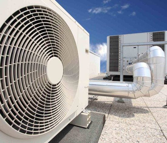 Commercial rooftop HVAC equipment in Oklahoma City
