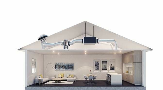 A well ventilated, comfortable home interior